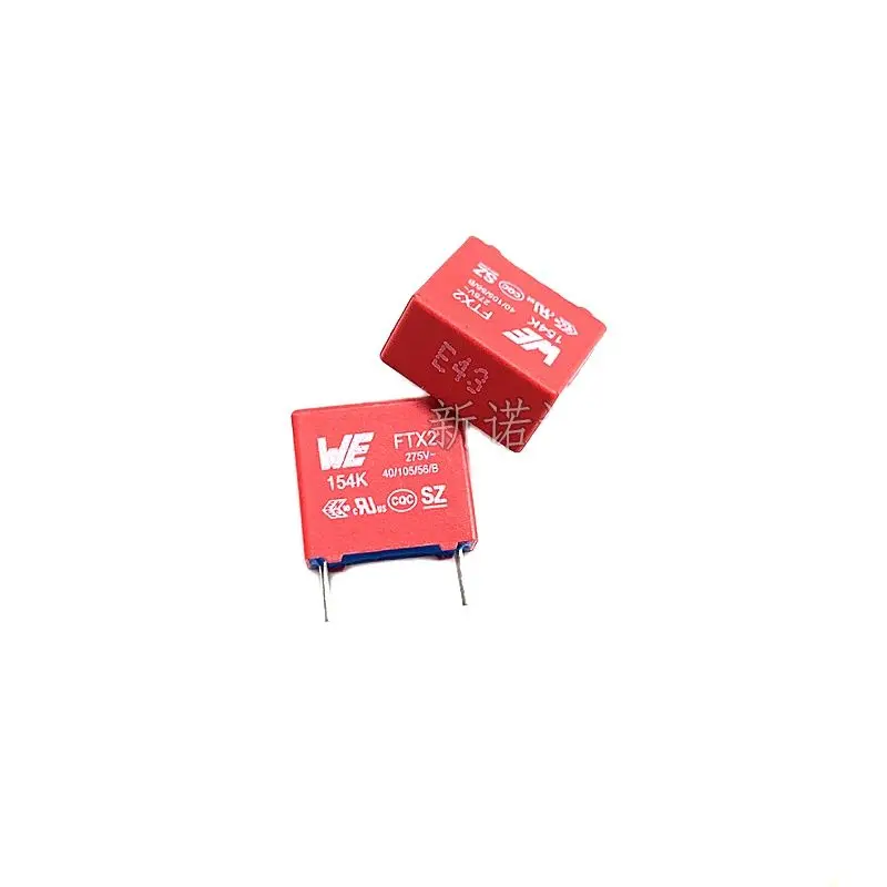 

10pcs/ WE FTX 2 275VAC 154 0.15UF 275V 150NF safety gauge correction film capacitor foot distance 10