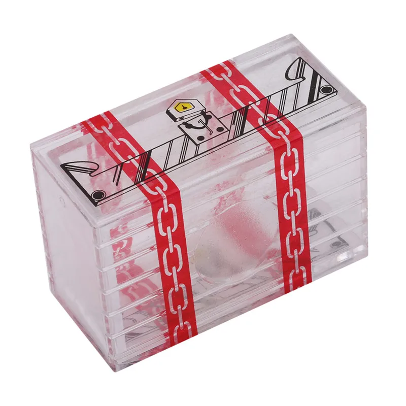 

Новая прозрачная коробка, которая невозможно открыть, фокусы для съемки крупным планом