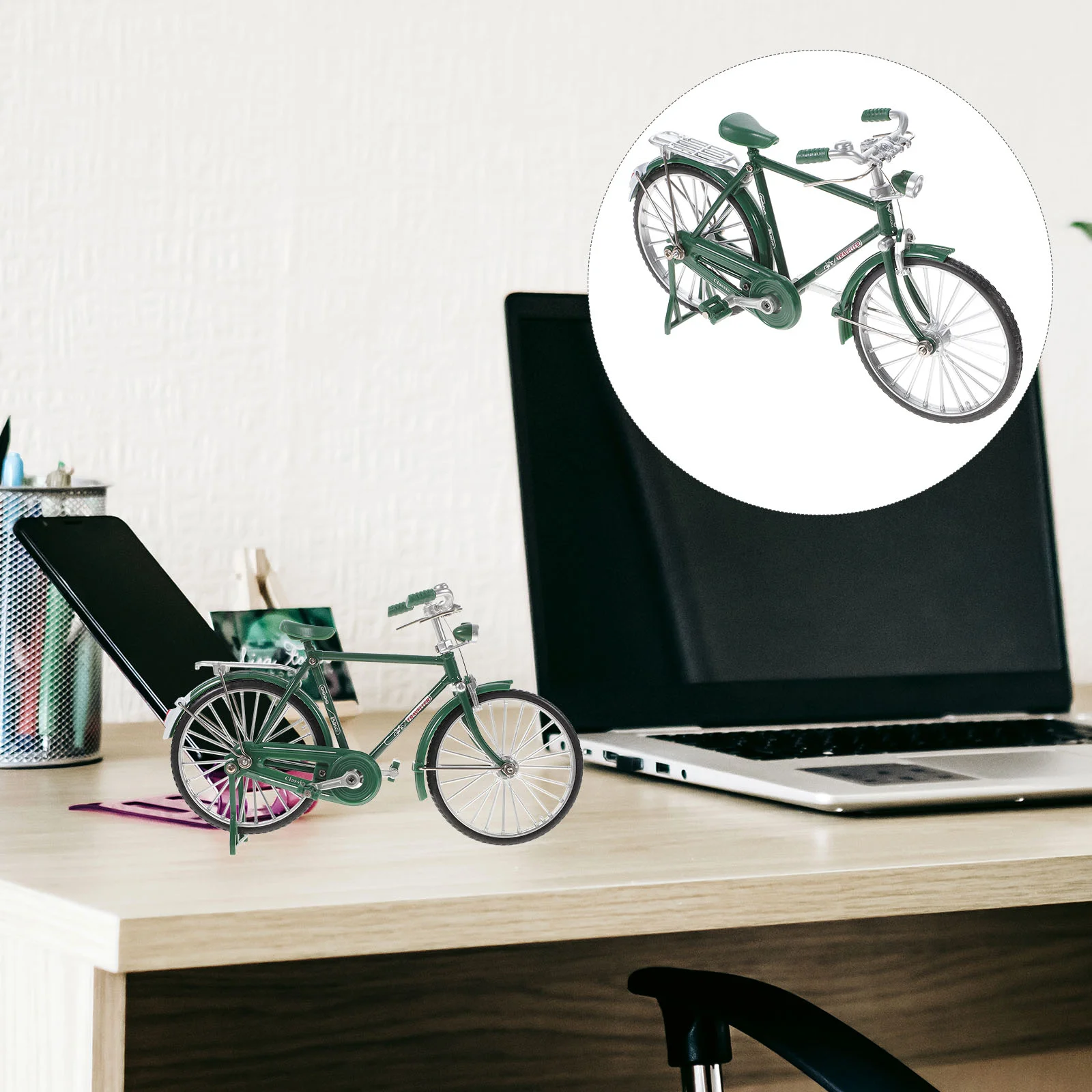 

Bicycle Model Simulation Bike Simulated Vintage Style Adornment Home Supplies Craft Gift