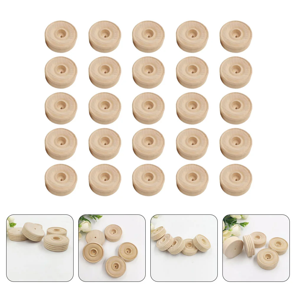 

Wheels Wood Wooden Car Model Craft Mini Toy Building Miniature Diy Wheel Kid Unfinished