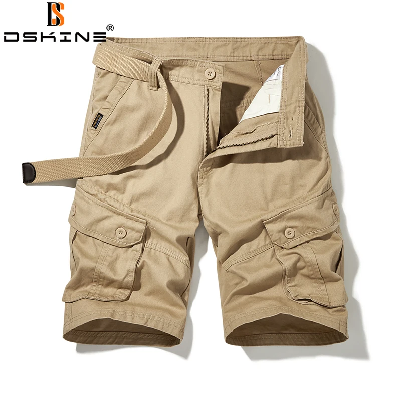

2022 Summer New Jogger Casual Shorts Men Fashion Solid Color Men Pants multiple pockets Military Tactics Cotton Cargo Men Shorts