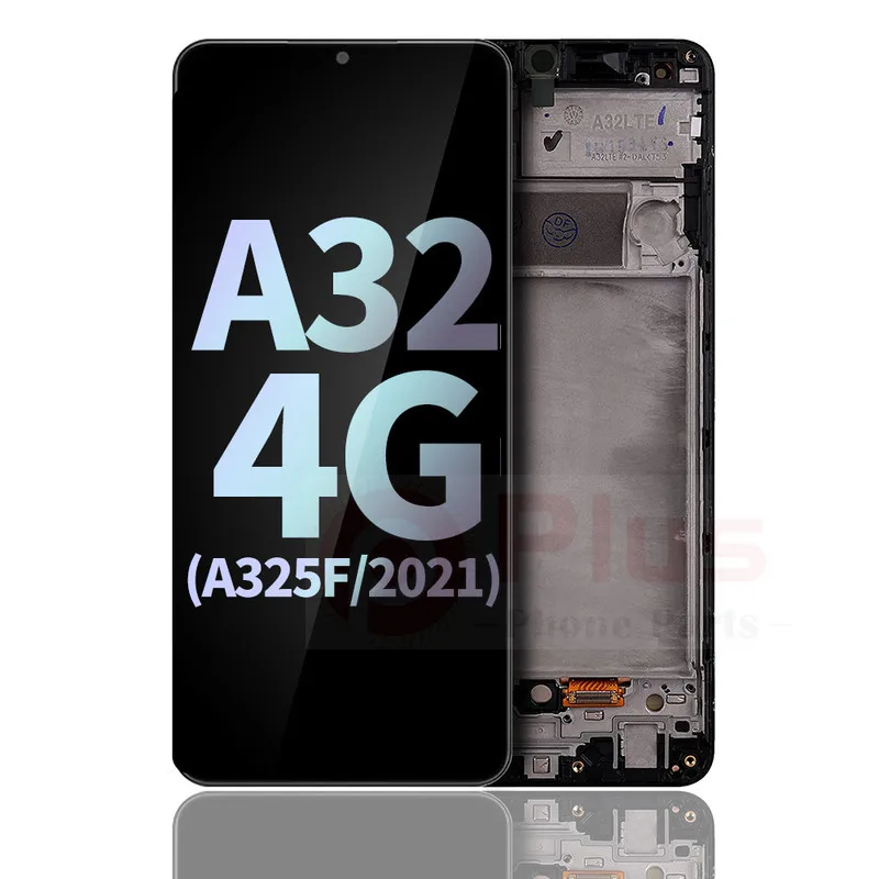 

OLED Display With Frame Replacement For Samsung Galaxy A32 4G (A325F/2021) (Service Pack) (Awesome Black)