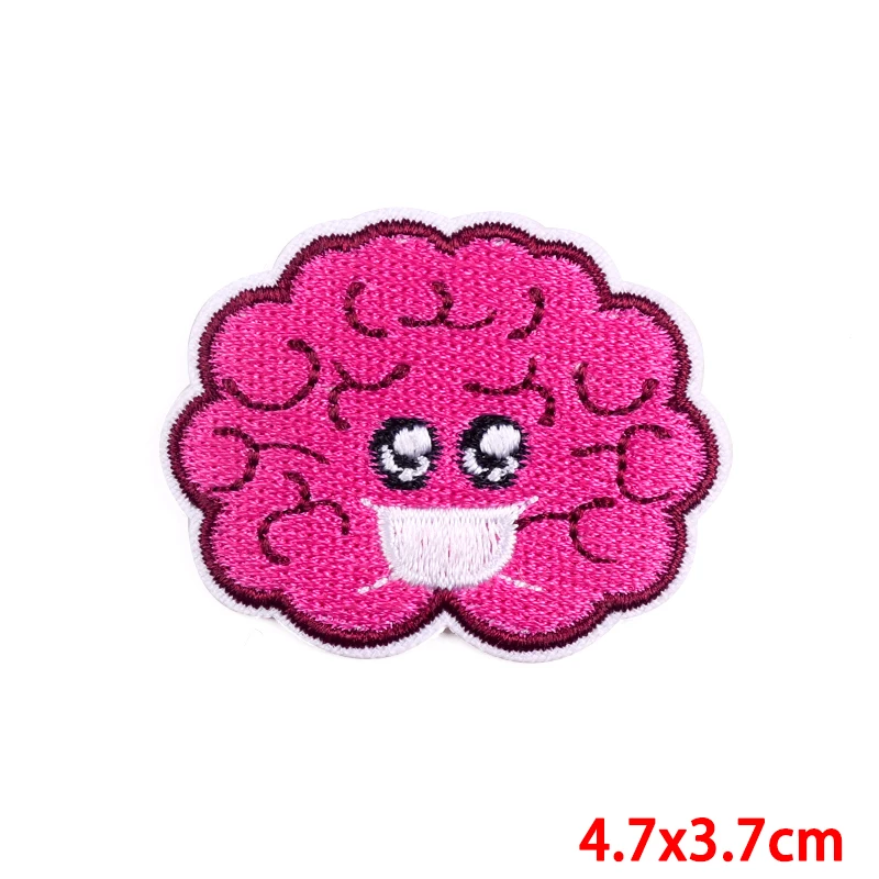 Мультяшные вышитые нашивки с крючком для таблеток одежды наклейки аппликация