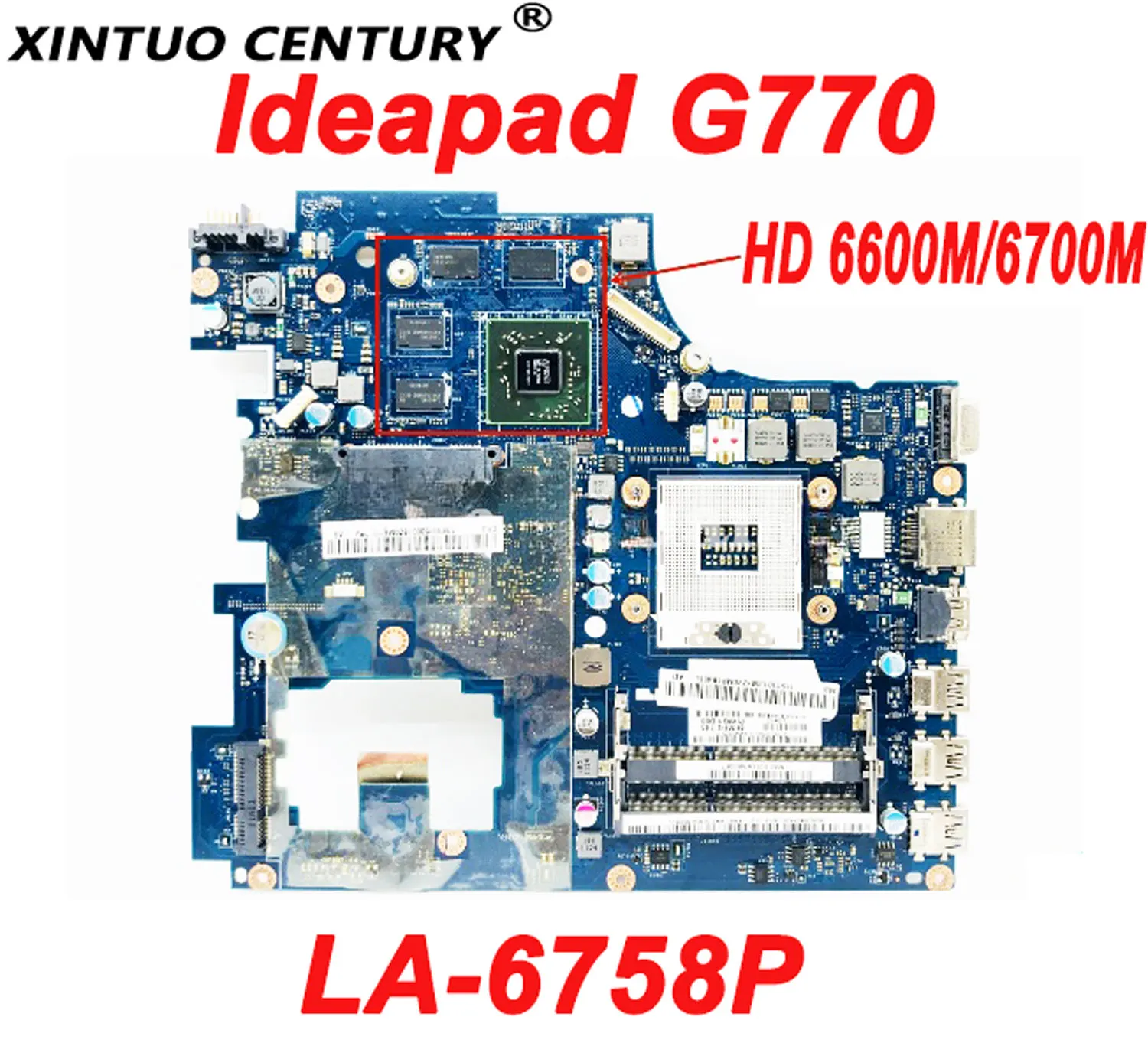 Купи Материнская плата PIWG4 для ноутбука Lenovo Ideapad G770, материнская плата HD 6600M/6700M GPU HM65 REV: 1, 0 DDR3 100%, протестирована за 3,748 рублей в магазине AliExpress