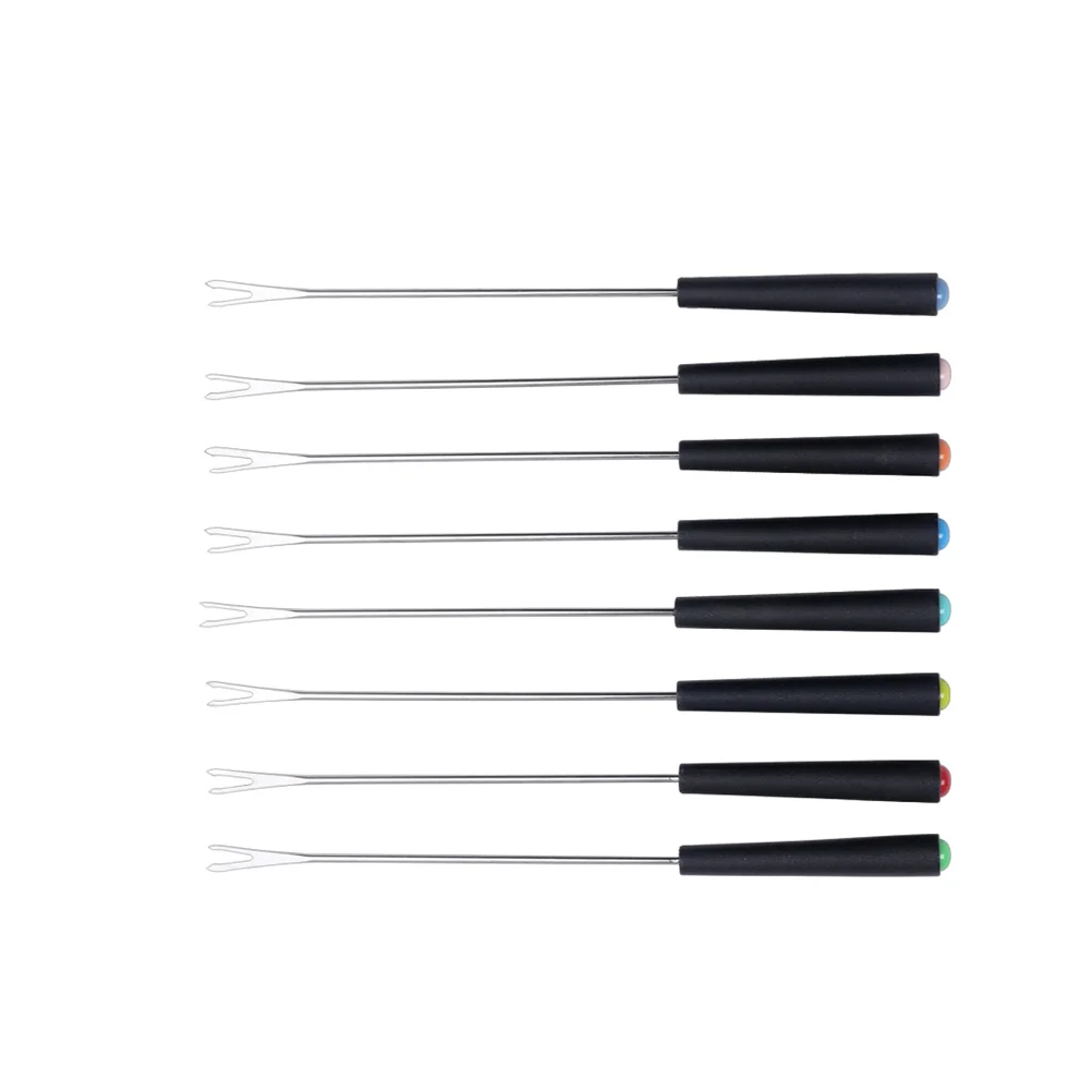 

Forks Fondue Stainless Steel Sticks Fork Marshmallow Skewers Dipping Chocolate Barbecue Cheese Metal Meat Dessertcocktail