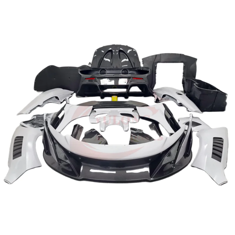 

Car Front Bumper Carbon Parts For Mclaren Mp4 12C Mp4-12C 650S Upgrade To 675LT Style Dry carbon fiber Body Kit