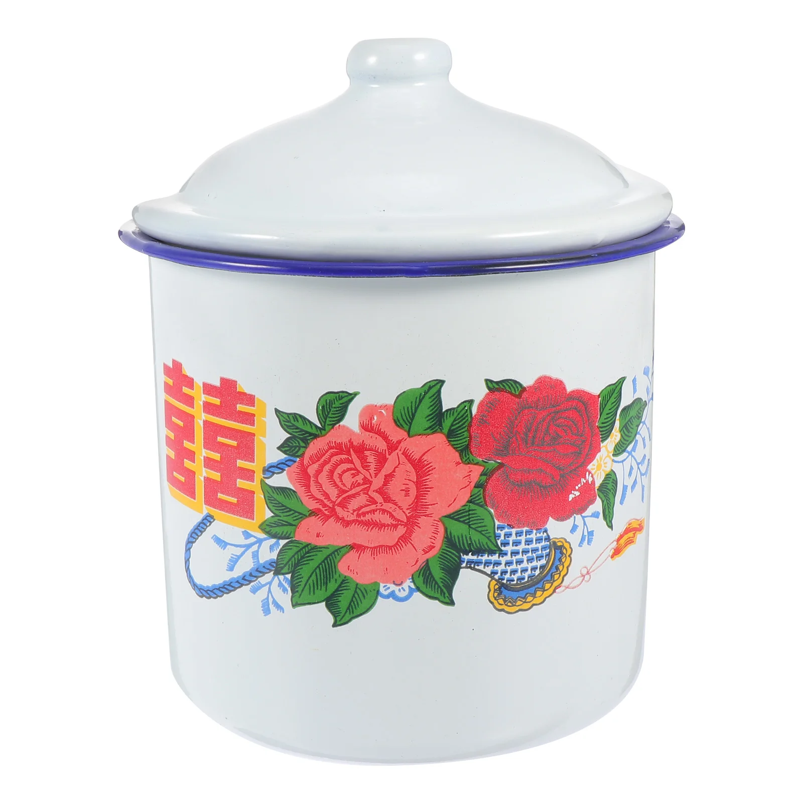 

Mug Cup Enamel Coffee Cups Mugs Tea Camping Metal Drinking Water Tin Porcelainespresso Travel Tumbler Vintage Hiking Enamelware