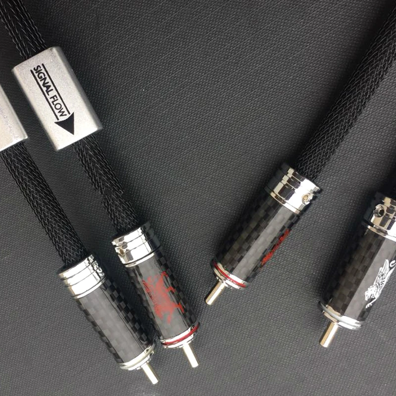 Hi-end Gryphon серии VIP кабель RCA с интерфейсом штекер из углеродного волокна для