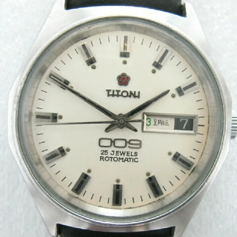 

Titoni 009 series Swiss automatic antique watch men's watch ETA 2836-1（English+Chinese）