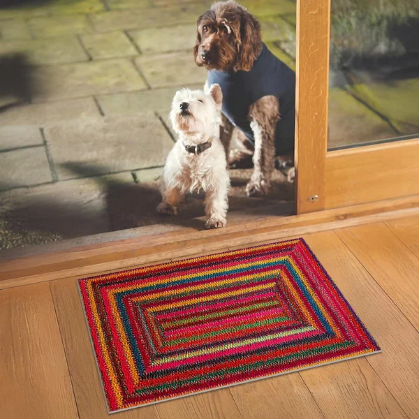 

Полосатый ковролин из полиэстера