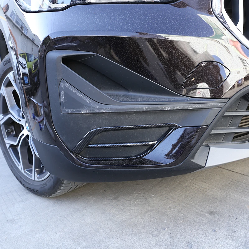 

Car Front Fog Lamp Trim ABS Car Styling for BMW X1 X2 F47 F48 2020-2021 Front Fog Lamp Light Decorative Sticker Car Decoration