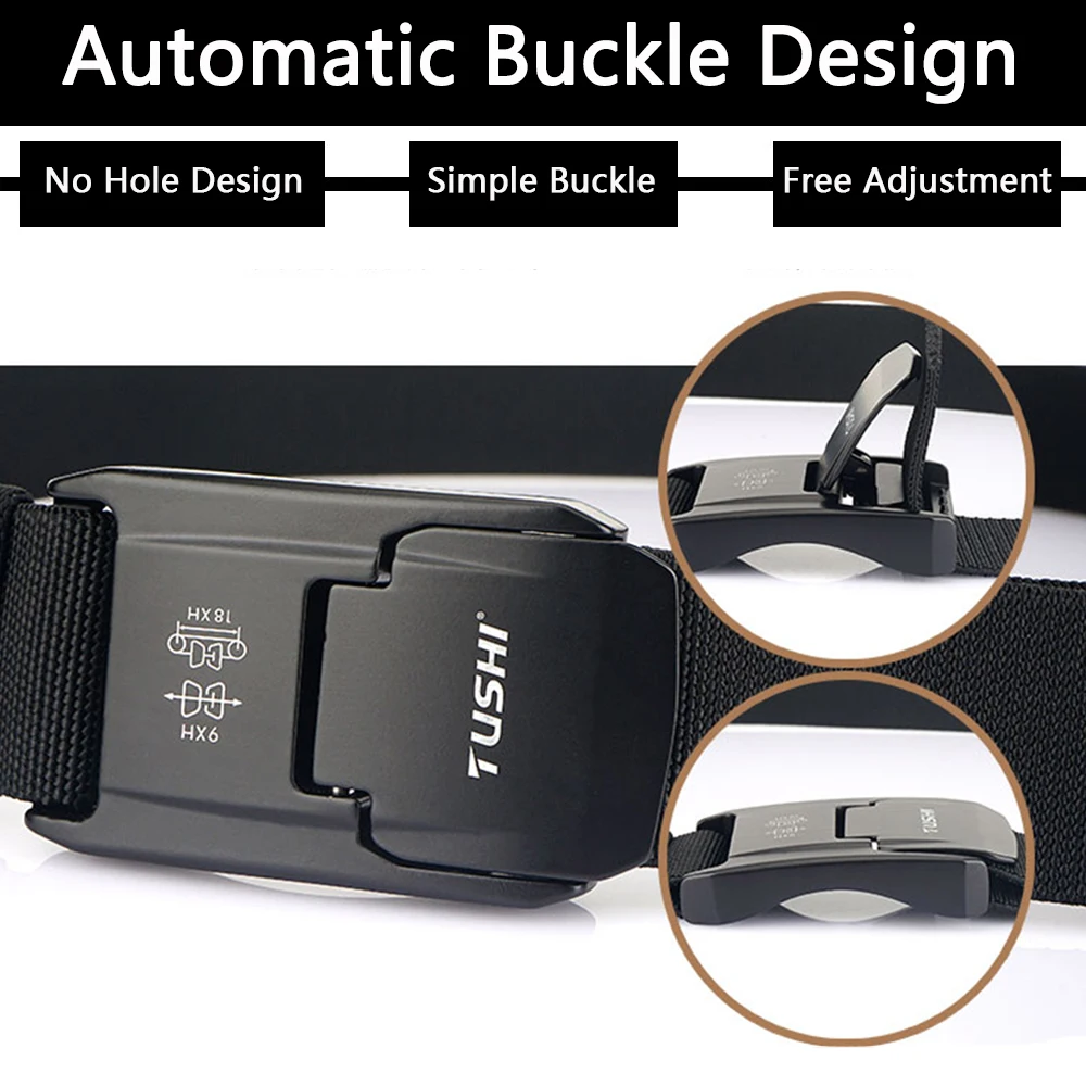 Тактический нейлоновый ремень с пряжкой