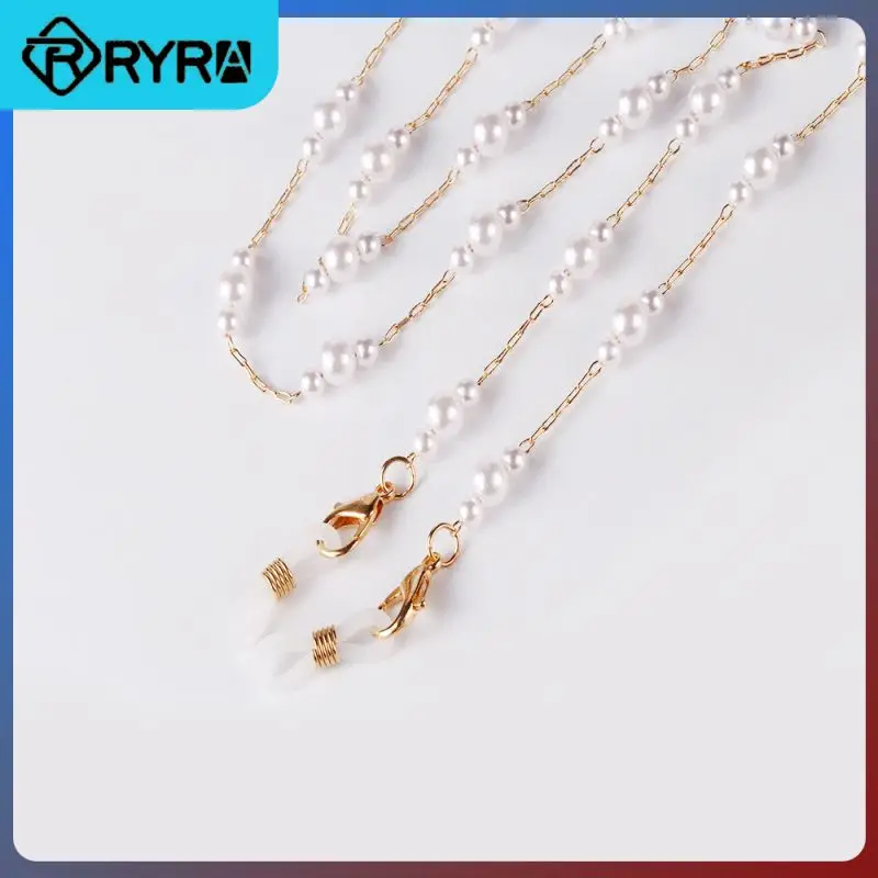 

Mask Hanging Rope Pearl Star Anti-lost Lanyard Chain Retro Pearl Love Beaded Necklace Temperament Mask Chain