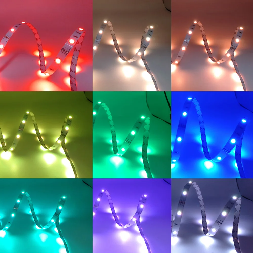 Светодиодная лента Rgb с Bluetooth-управлением 30 м 5 В 5050 |
