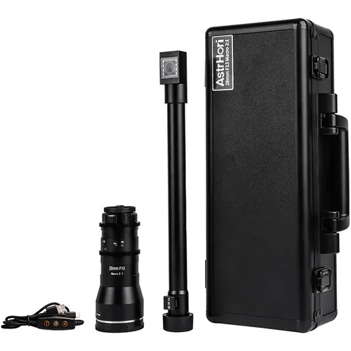 Объектив AstrHori 28 мм F13 Macro 2X зонд-объектив 90 градусов/прямой вид полнокадровый