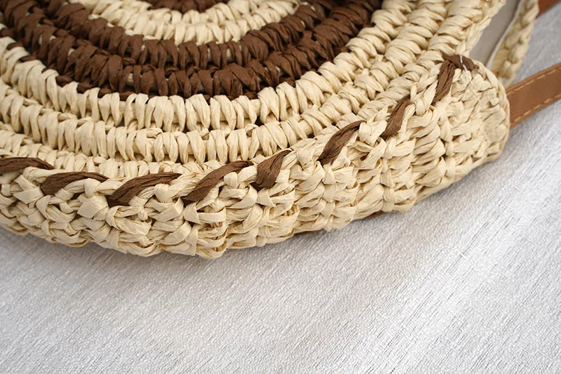 Designer Brand Straw Bag Single Shoulder Straw Crossbody Handmade Beach Bags for Women Bolsa Feminina Hot Selling Free Shipping