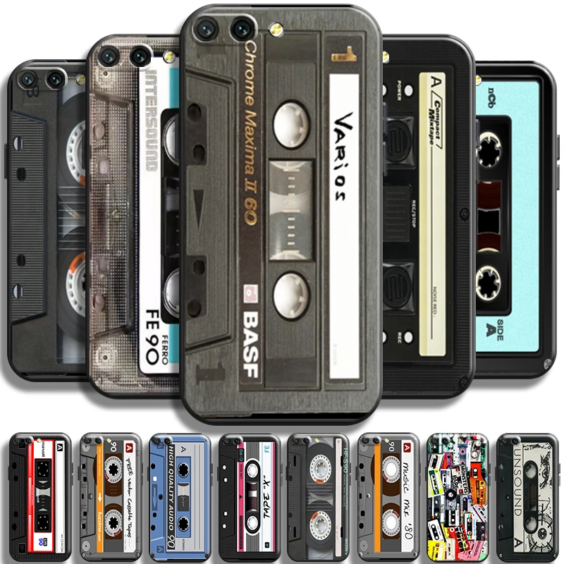 

Retro Cassette Magnetic Tape For Xiaomi Mi 11 Pro Mi 11 Lite For Xiaomi 11 11 Ultra Phone Case Cases Back Black Carcasa Shell