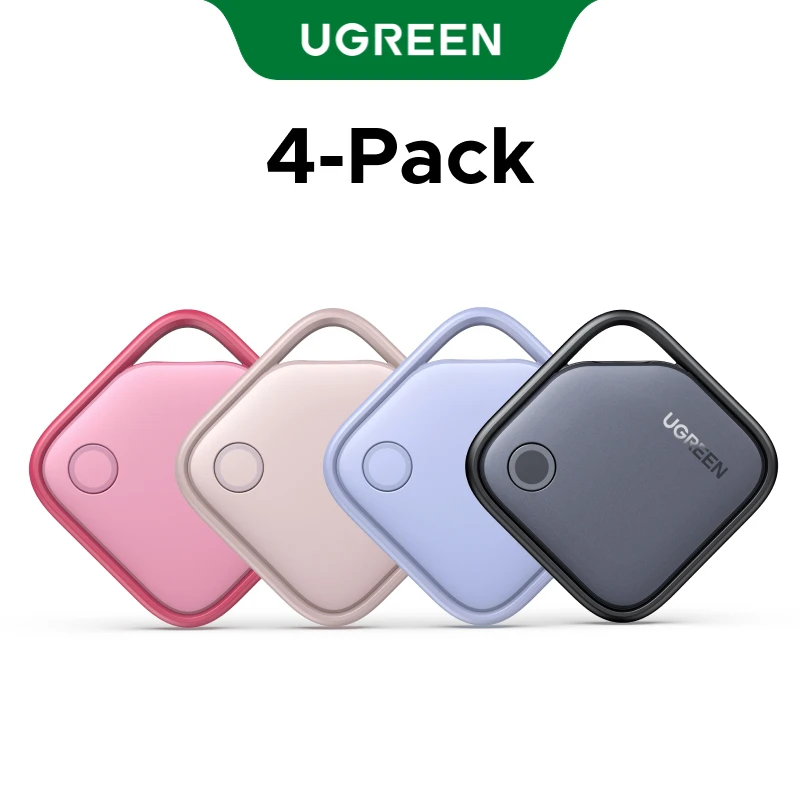 UGREEN FineTrack Smart Finder, совместимый с Apple Find My (только iOS), Bluetooth-трекер, смарт-тег для поиска предметов для ключей от автомобиля