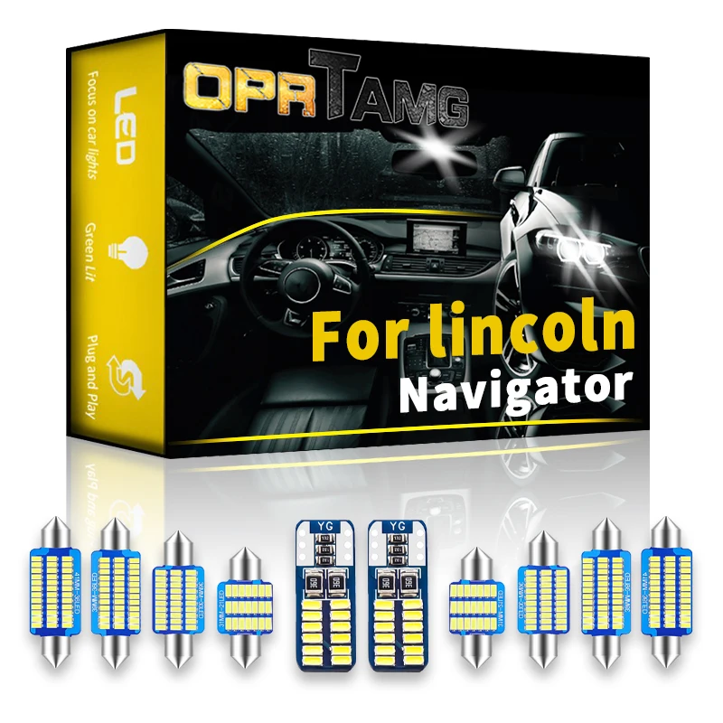 

OPRTAMG Canbus для lincoln Navigator 1999 2000 2001 2002-2022 Автомобильные светодиодные лампы для сигнальной лампы