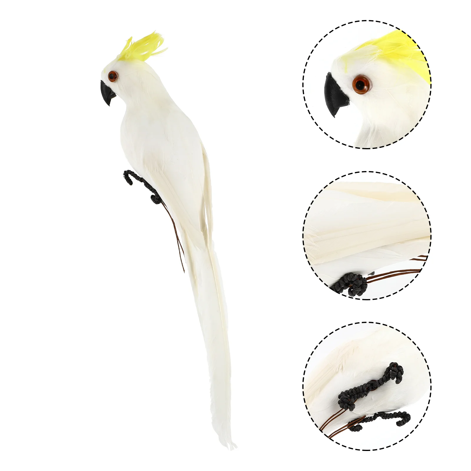 

1Pc Artificial Parrot Decor Simulation Bird Decoration Garden Art Decor