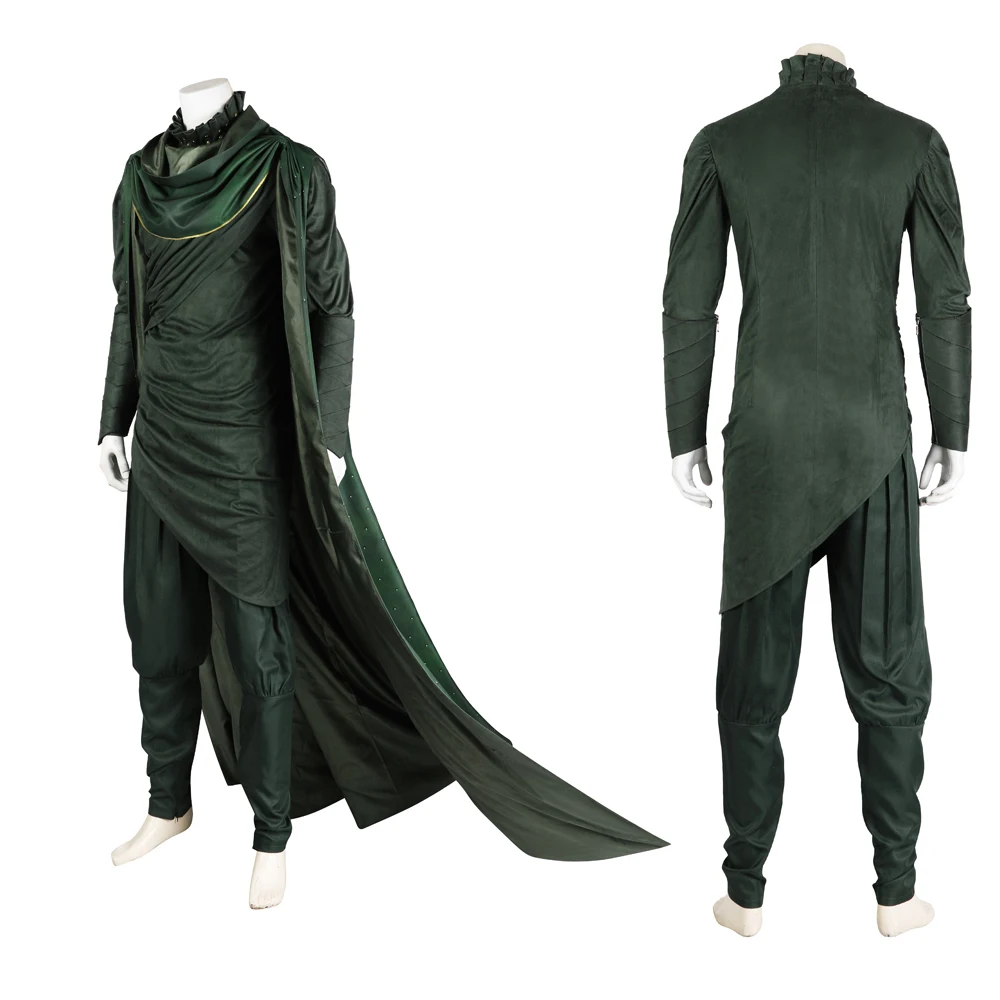 Новые Костюмы супергероев Loki для косплея 2 зеленых костюма 2023 ТВ суперзлодей