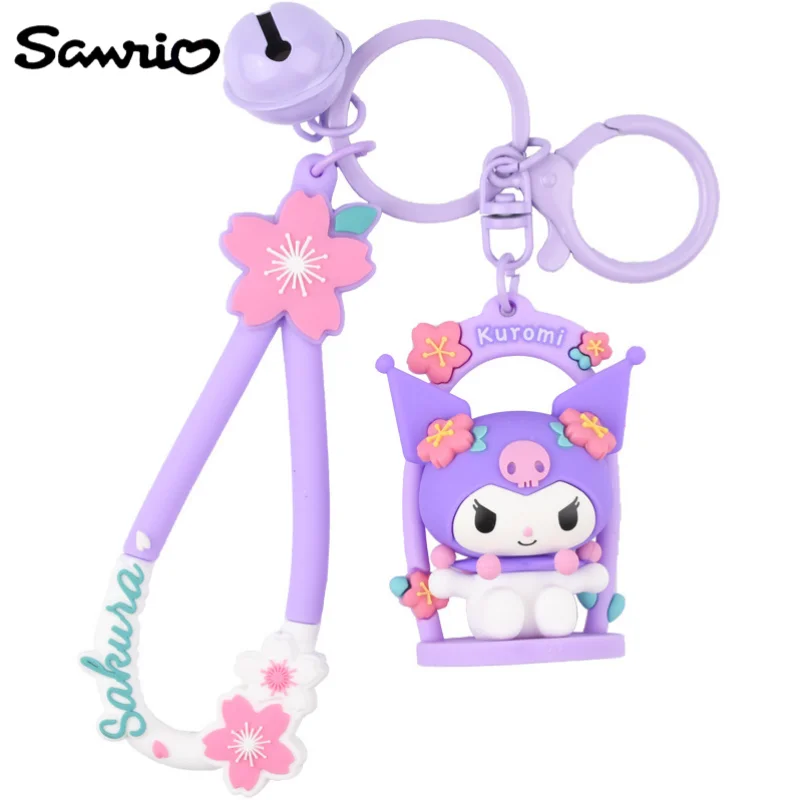 

Kuromi my Melody Cinnamoroll Sanrio animation peripheral kawaii cute cartoon keychain pendant creative decoration gift wholesale