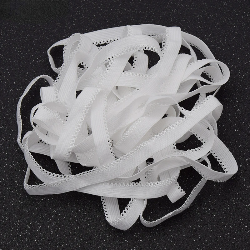 

5M Flat Lace Elastic Band Knickers Brief Lingerie Ribbon Trim Sewing Width 10mm