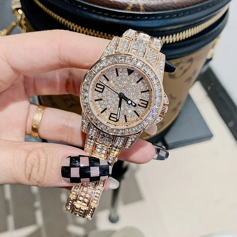 Fashion Diamond Watches Women Ladies Luxury Brand Quartz Relogio Feminino Female Montre Reloj Mujer Zegarek Damski Dropshipping