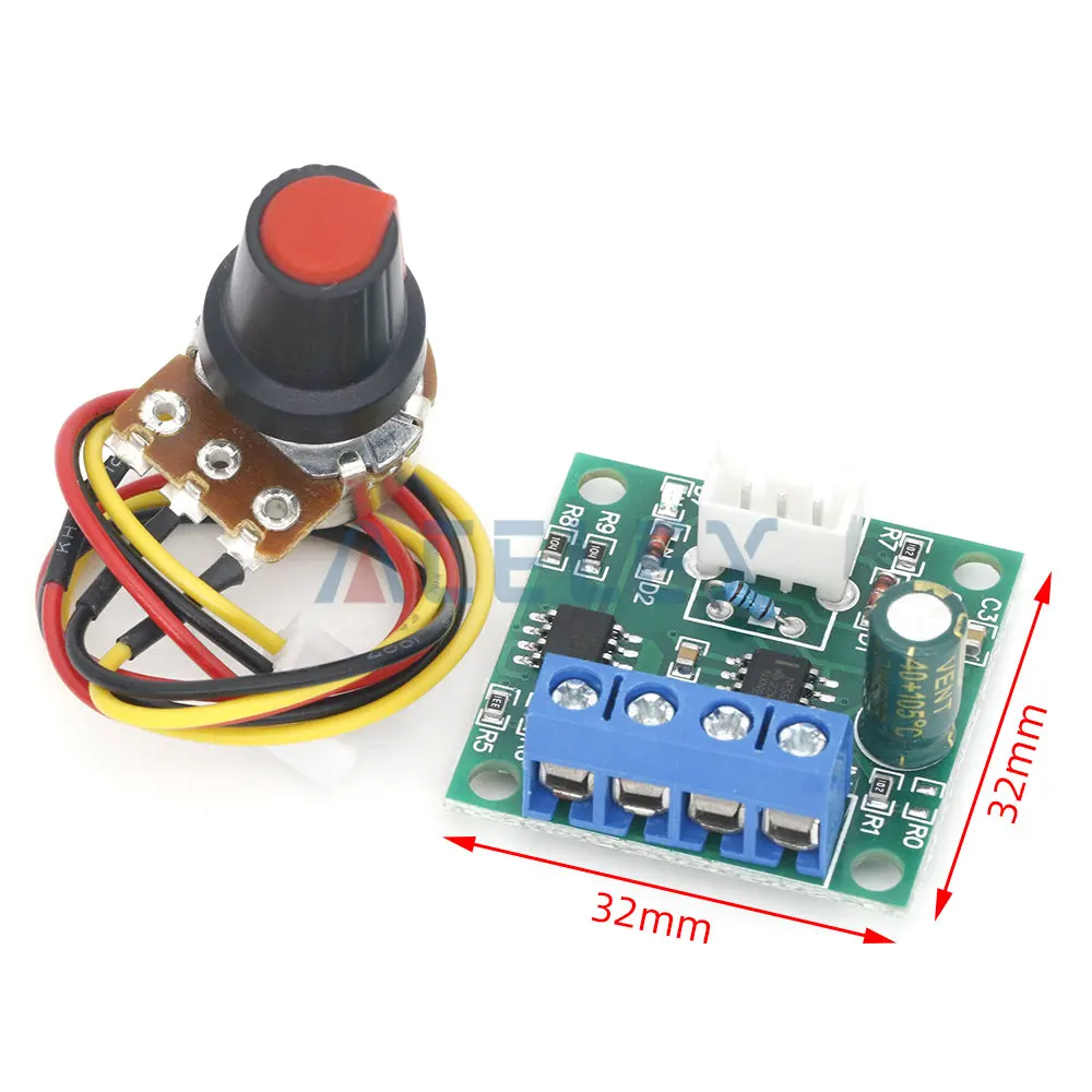 PWM Motor Speed Controller Automatic DC Regulator Control Module Low Voltage 1.8V to 15V 2A |