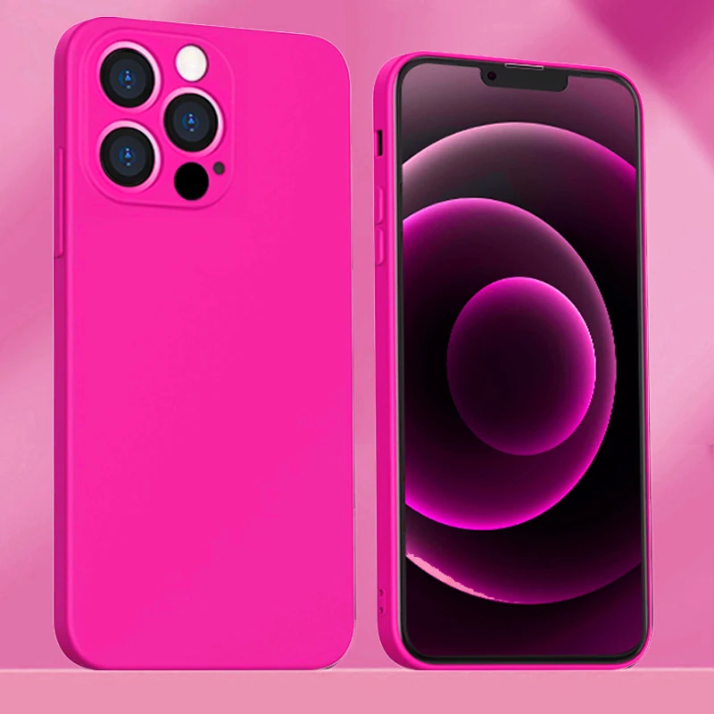 

M3C Camera Lens Protection Case For iPhone 11 13 12 Pro Max Mini XS XR Max 7 8 SE 2020 X Plus Square Soft Silicone Bumper Cover