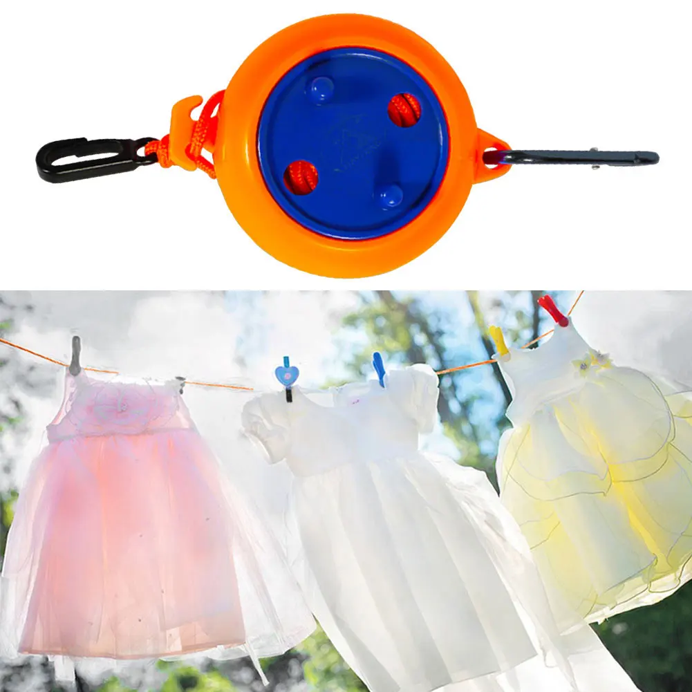 

Retractable Clothesline Drying Rack Indoor Outdoor Single Rope Hotel Portable Adjustable Length Balcony Hanging Laundry Travel