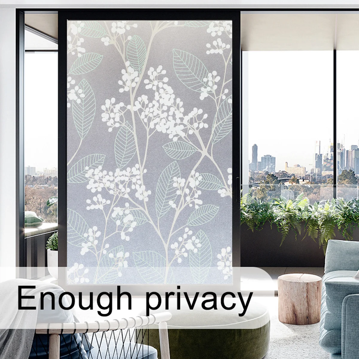 

1 Pc Privacy Film Sidelight Window Film Sun Blocker Film Window Frosting Window Film Privacy Film