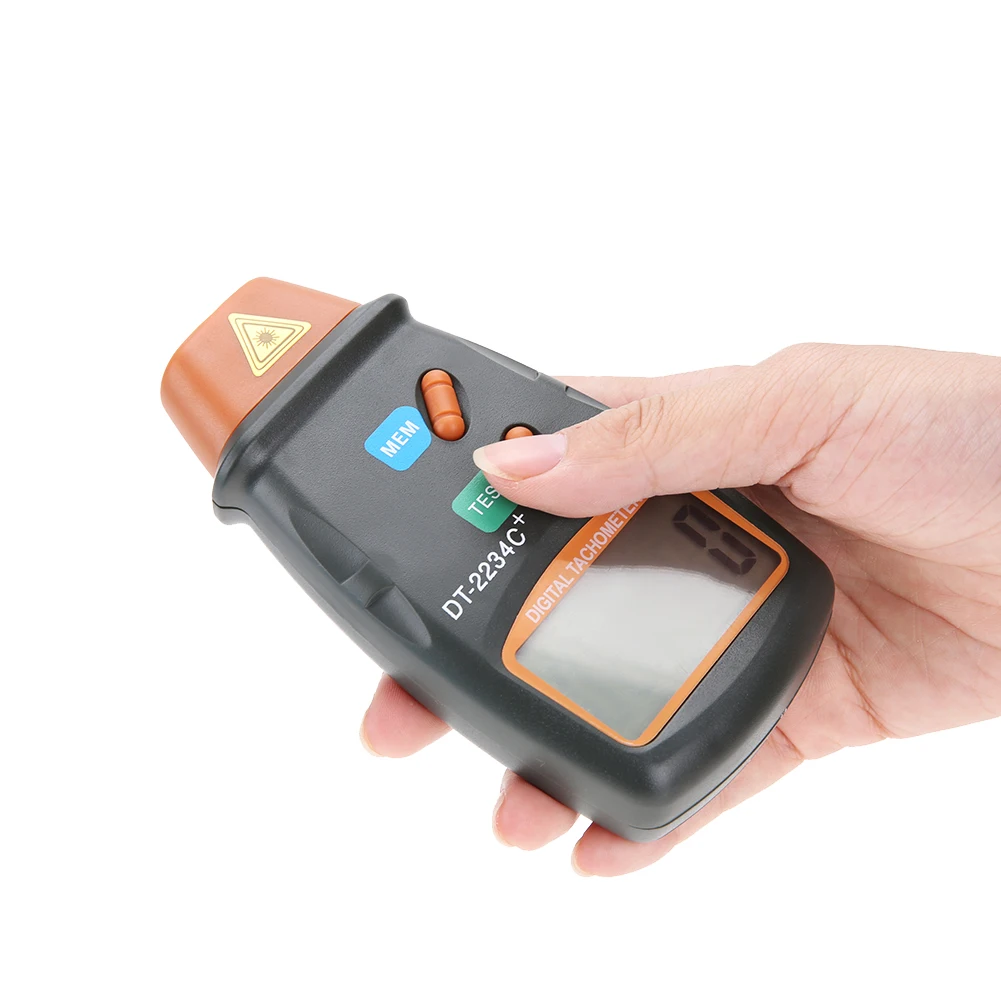 DT-2234C+ Non-Contact Digital LCD Laser Photo Tachometer Mini RPM Tester Meter |