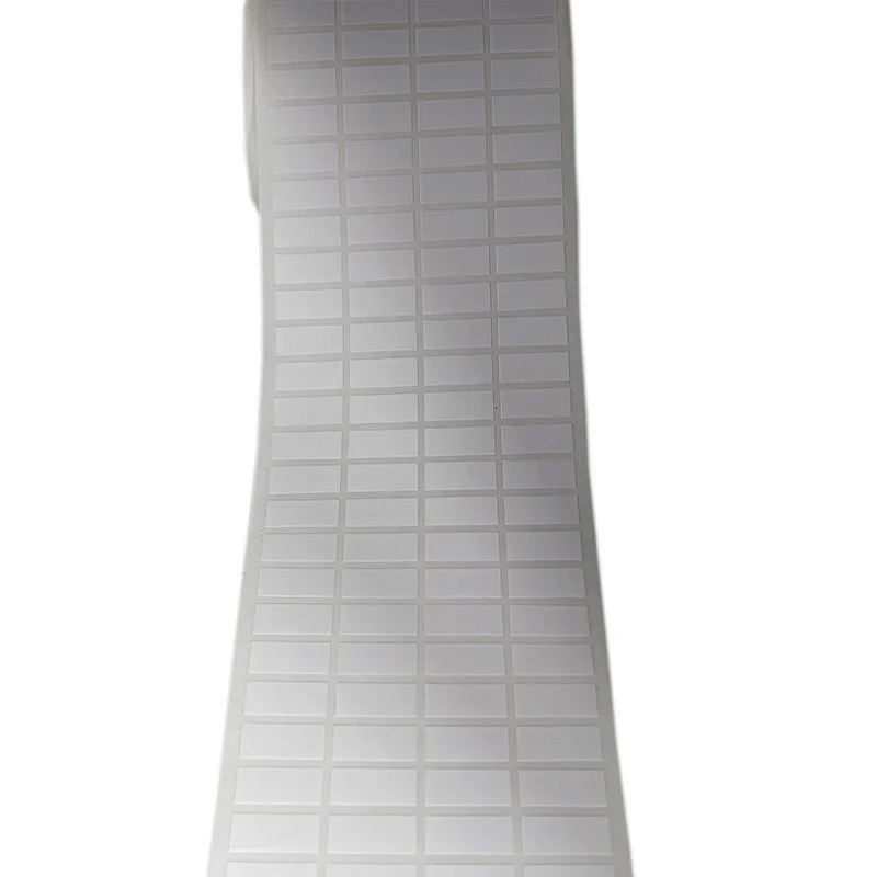 Сильные клейкие 4-рядные белые этикетки-наклейки с бриллиантовой биркой