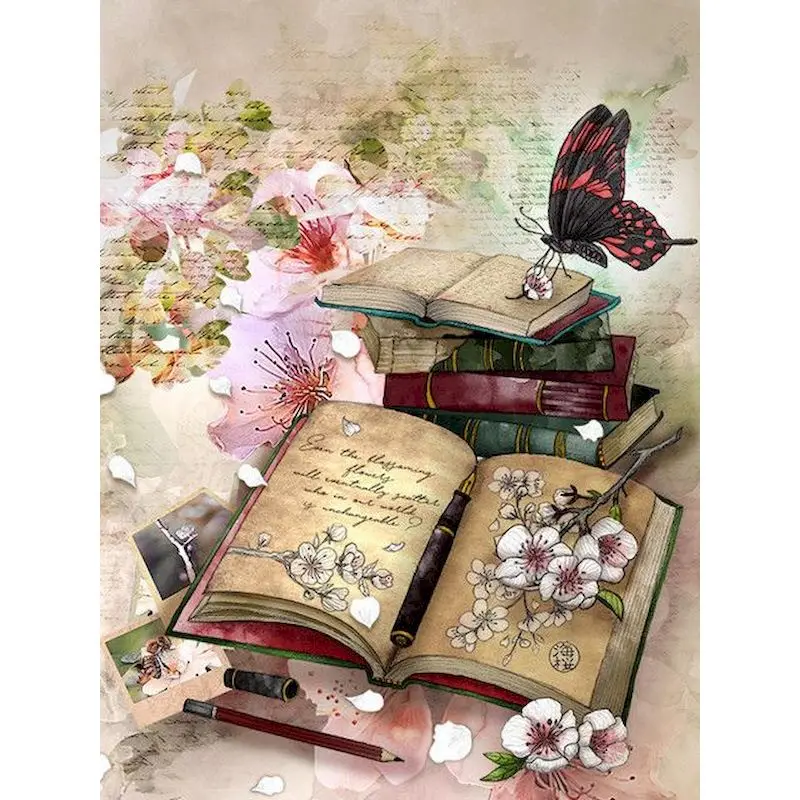 

GATYZTORY Acrylic Painting By Numbers Diy Gift Butterfly Book For Adults Drawing By Numbers Home Decors On Canvas Handmade