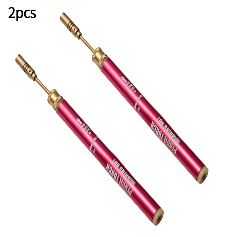 

1/2Pcs Butane Gas Micro Pencil Airbrush Soldering Iron 195mm Gas Welding Tool For PVC Pipe Bend Optical Repair Jewelry Repair