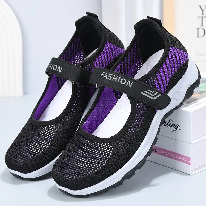 Women's Sneakers Women Walking Shoes Flat Outdoor Comfortable Breathable Casual Mom Boat Shoes Female Soft Sole Lightweight