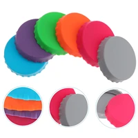 6pcs soda lid covers multi color beverage can protector silicone can covers6 00x6 00x1 00 cm
