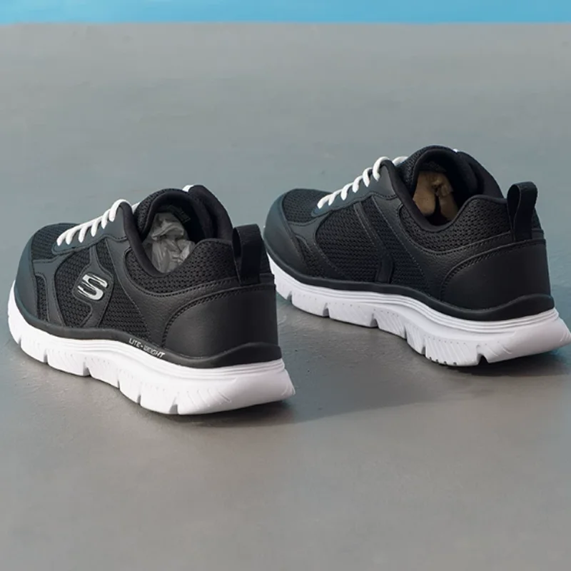 Фото Мужские кроссовки Skechers Mid-Top для бега с амортизацией и отскоком, для тренировок на открытом воздухе, модель 220920C-BBK, новейшая модель №4