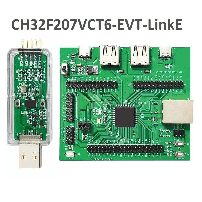 CH32F207 Плата разработки 1GMAC 10MPHY CH32F207VCT6-EVT Core Evaluation Board