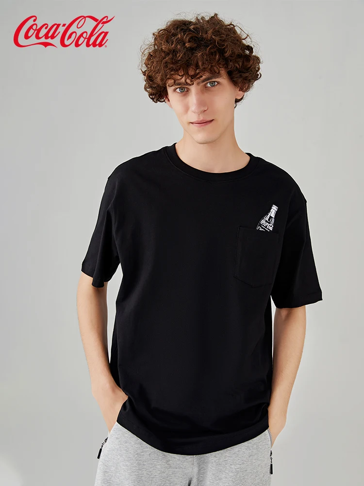Официальная мужская летняя футболка с коротким рукавом и карманом | Мужская