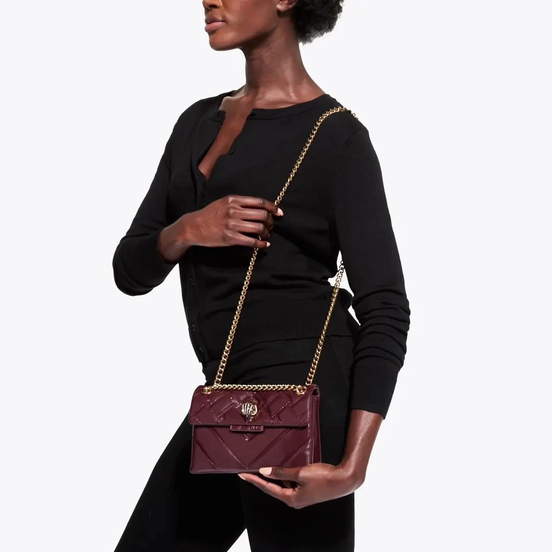 Новая сумка на голову яркого орла Mini Eagle Kensington Bagkett Geigronden бордовая мода атмосфера