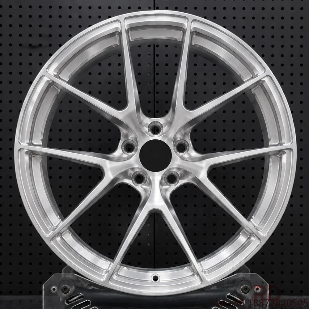 Фото Кованые диски Forged Vs-5rs Brushed Clear 17, 18, 19 дюймов, 5x120, 5x114.3, 5x112 из легкого сплава для BMW F30, Alfa Romeo, Tesla, Subaru. №1
