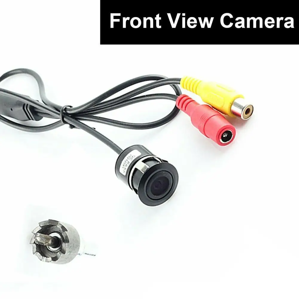 

Universal Car Front View Camera Waterproof Driving 360 Degree Video Image High-definition Color 130 Degree Record Wide-angle Cam