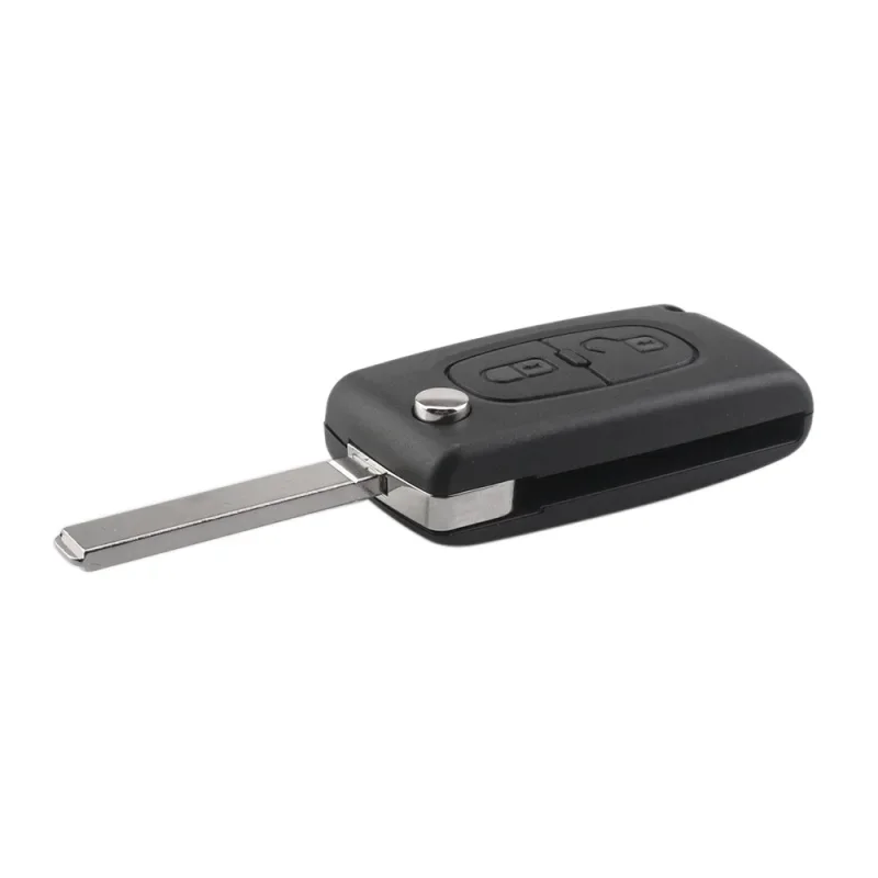 Фото Складной автомобильный ключ с 2 кнопками для Peugeot 308 207 307 3008 5008 807 Expert Partner Citroen C3 Picasso C-Crosser C2 C3 C4 C8 №2