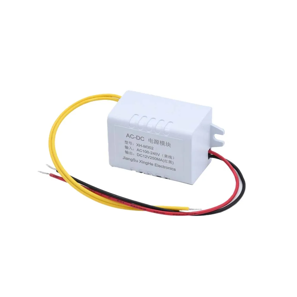 

Адаптер модуля источника питания переменного и постоянного тока 12 В 110 мА переключатель переключения термостата переменный ток 220-в выходной ток 12 В 3 Вт регулируемый конвертер