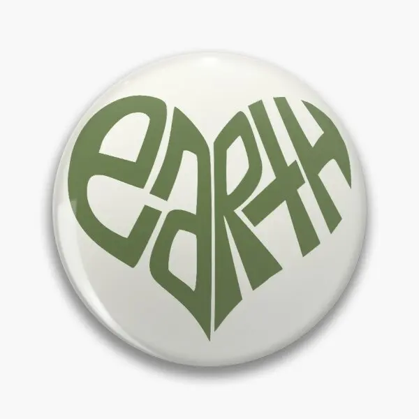 

Love The Earth Customizable Soft Button Pin Metal Hat Funny Collar Cute Clothes Women Fashion Jewelry Lapel Pin Creative Gift