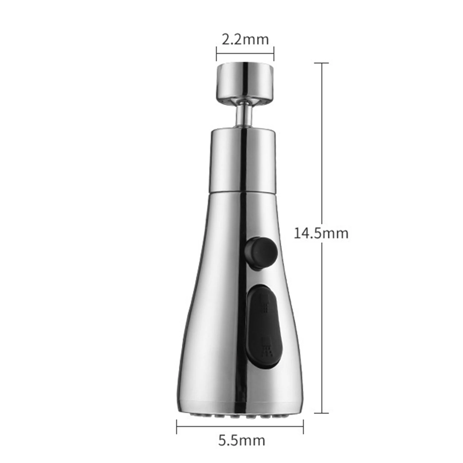 

3 Mode Kitchen Tap Spray Head Pressure Faucet Nozzle Aerator With Adapter Filter Accessories Swivel Spout FM22 M24 Kitchen Sink