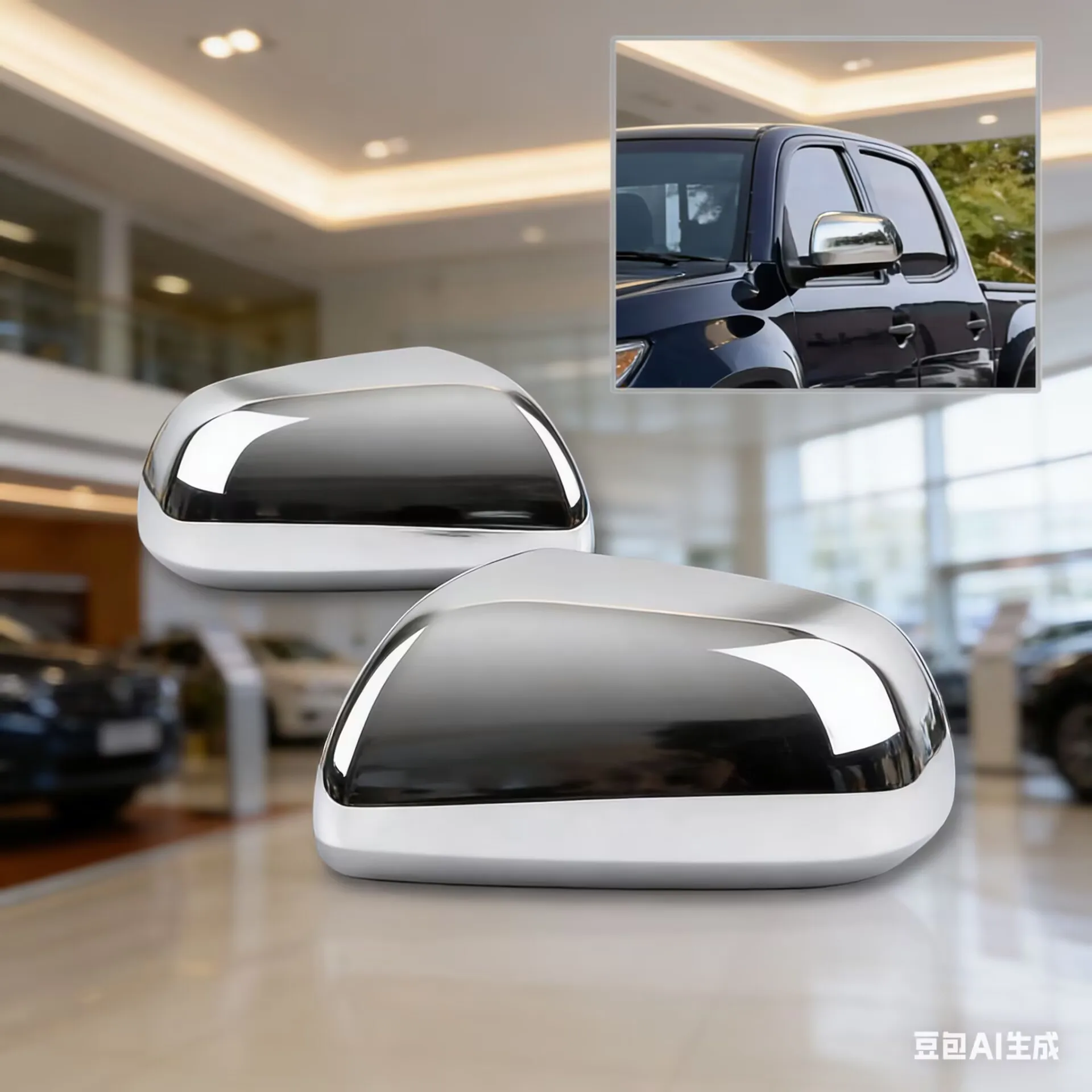 

Для Toyota Sienna 2011-2020: Хромированные накладки на боковые зеркала заднего вида, внешние декоративные элементы, аксессуары для автомобиля
