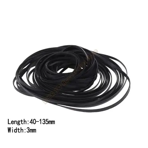Резиновые ремни для кассетных плееров 3 мм 100 шт